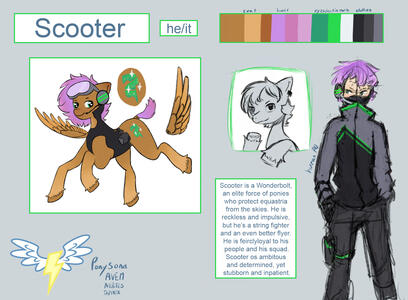 Scooter reference sheet